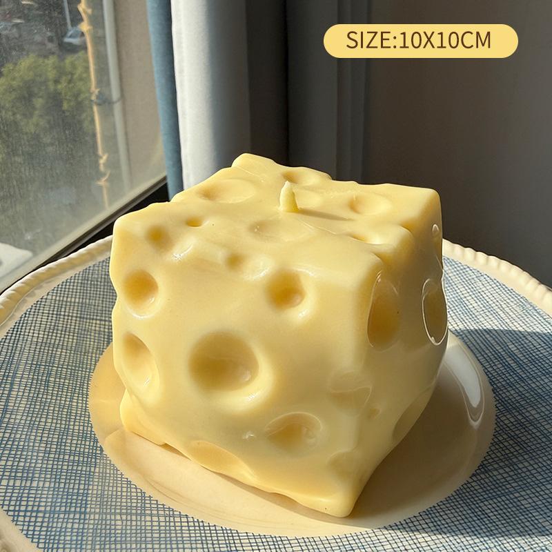Großer Käse Quetschspielzeug Dehnbar Jumbo Fidget Squishy Käse zur Stressbewältigung Kinderspielzeug Heimdekoration Angst Geschenk