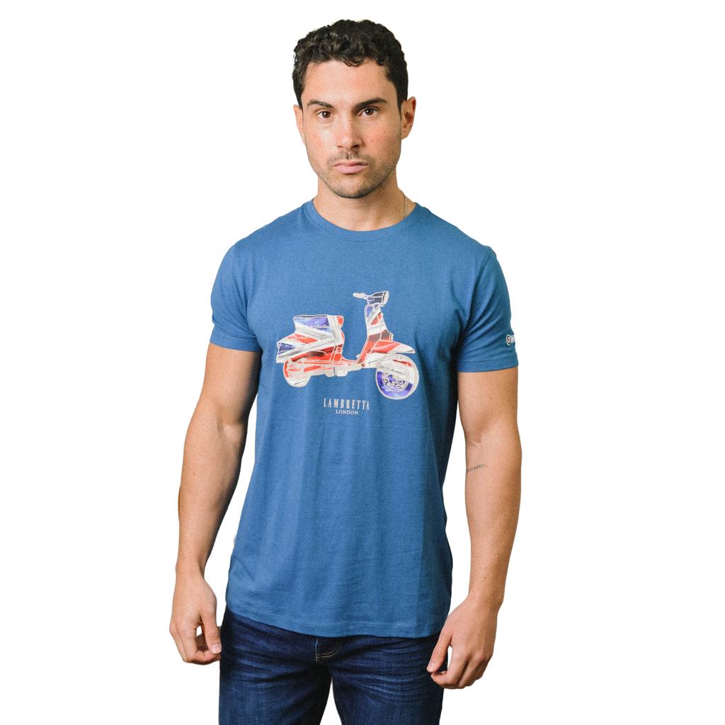 LAMBRETTA Herren AW24 Scooter Flag Big & Tall T-Shirt