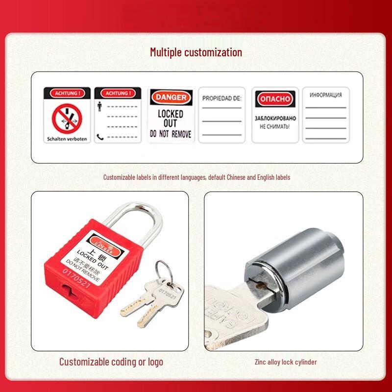 Industrielle Sicherheits-Lockout-Tagout Vorhängeschloss