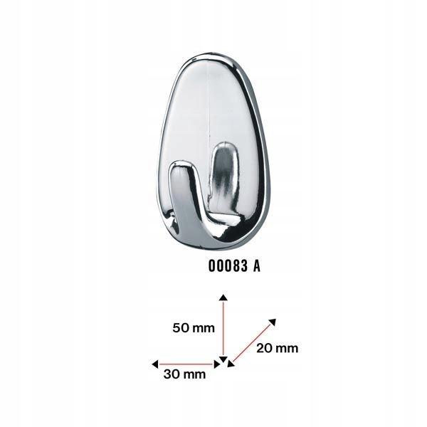 Selbstklebehaken für das Badezimmer für Handtücher, Chrom