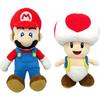 Set 2 Plush Toy Super Mario Toad S Size Goods Birthday Present Kids Boys Girls Gift Elementary School Students Character Childrens Nintendo