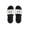 Under Armour Ansa Comfortable Versatile Slide Sandals Men Footwear Black White 3024435-001