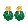 Atoztide Exquisite Vintage Beads Flower Earring For Women Stainess Steel Gold Color Multiple Styles Textured Earring Jewlry Gift