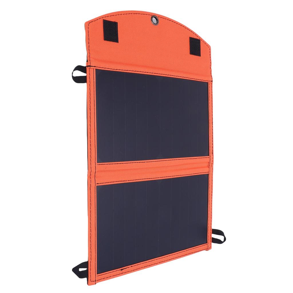 Folding Solar Panel Multifunction Powerbank Charger 14W 2 Folds IP67 Water Proof USB A USB C Camping Emergency Charging