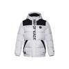 Wade Series Logo Print Colorblock Warm Down Jacket Men Jackets White AYMR131-2