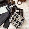 Knitted Shawl Scarf High-end Autumn and Winter New Versatile Fashion Thickened Warm Plaid Scarf