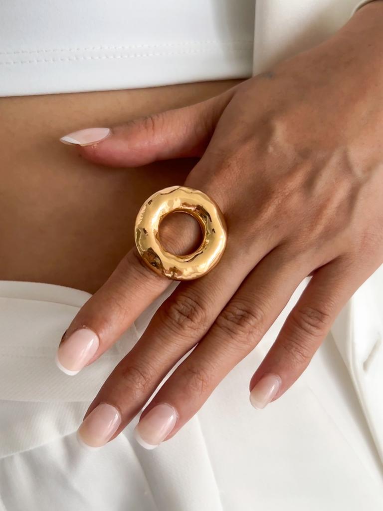 Ingemark 27 Styles Unique Exaggerated Big Flower Starfish Moon Rings Women Punk Geometric Adjustable Finger Ring Grunge Jewelry