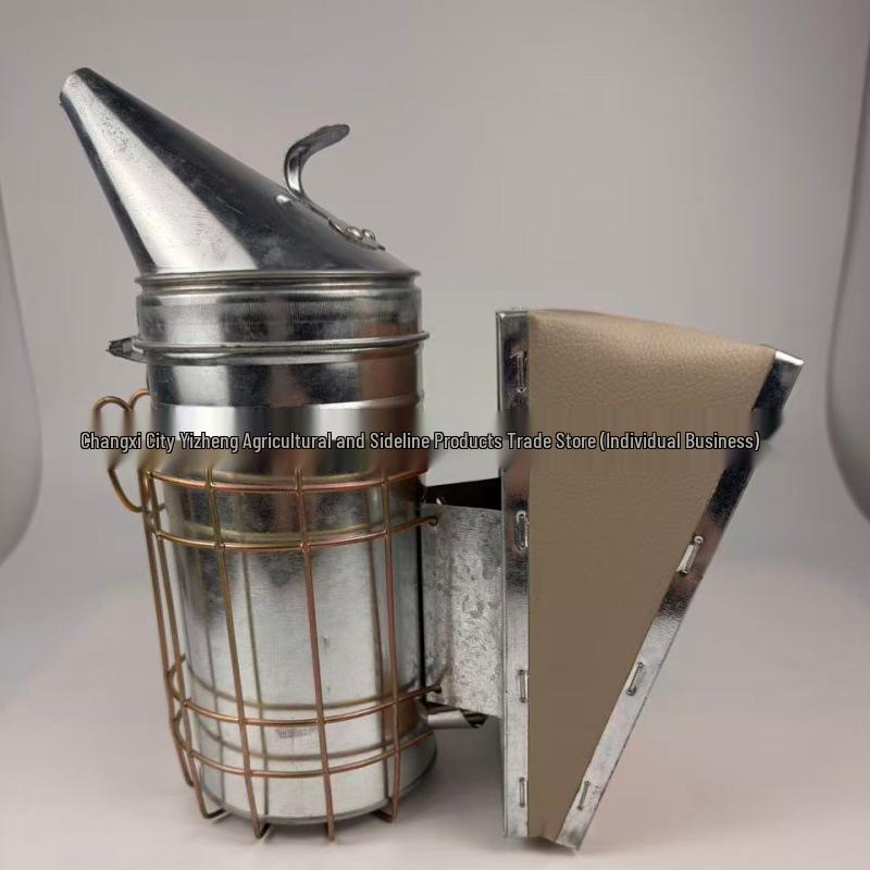 

Stainless Steel Bee Smoker with Leather Bellows