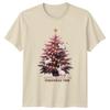 Hoppin Around The Christmas Tree Holidays Unisex Unisexs Graphic Tee