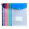 Clear Plastic Sleeves for Paper 6PCS 11 Hole Expanding File Pockets, Moisture Proof A4/B5 Document Storage Pockets Office Sleeves, Reusable