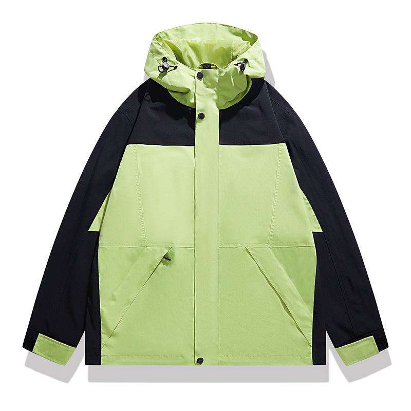 Outdoor Jacket Couple Spring and Autumn Mountaineering Suit Men and Women with The Same Three-proof Hooded Jacket