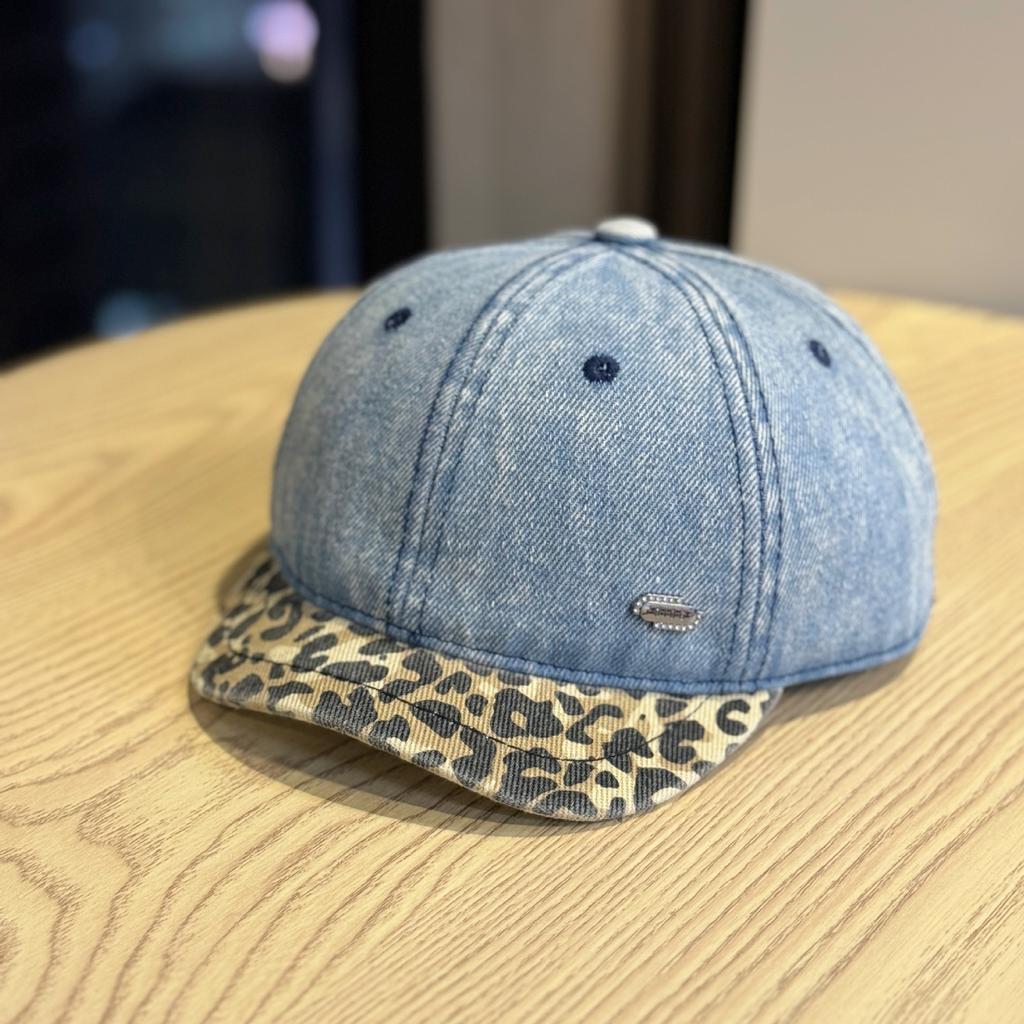 Korean Style Retro Short Brim Hat for Men and Women Denim Old Soft Top Japanese Color Matching Small Brim Workwear Short Brim Peaked Hat Trendy