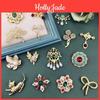 Vintage Antique Western Brooch Baroque Matte Gold Pearl Crown Court Pin Brooch Accessories Women