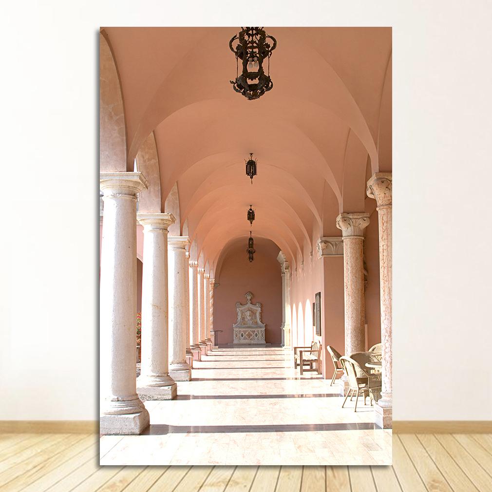 Poster Architettura Famosa Mondo Immagini Artistiche Stampate Soggiorno Pittura su Tela Arredamento Casa Moderno Nordico Marocco Porta Vintage