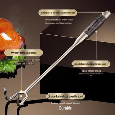 ZISIZ 304 Stainless Steel Meat Claw Hook