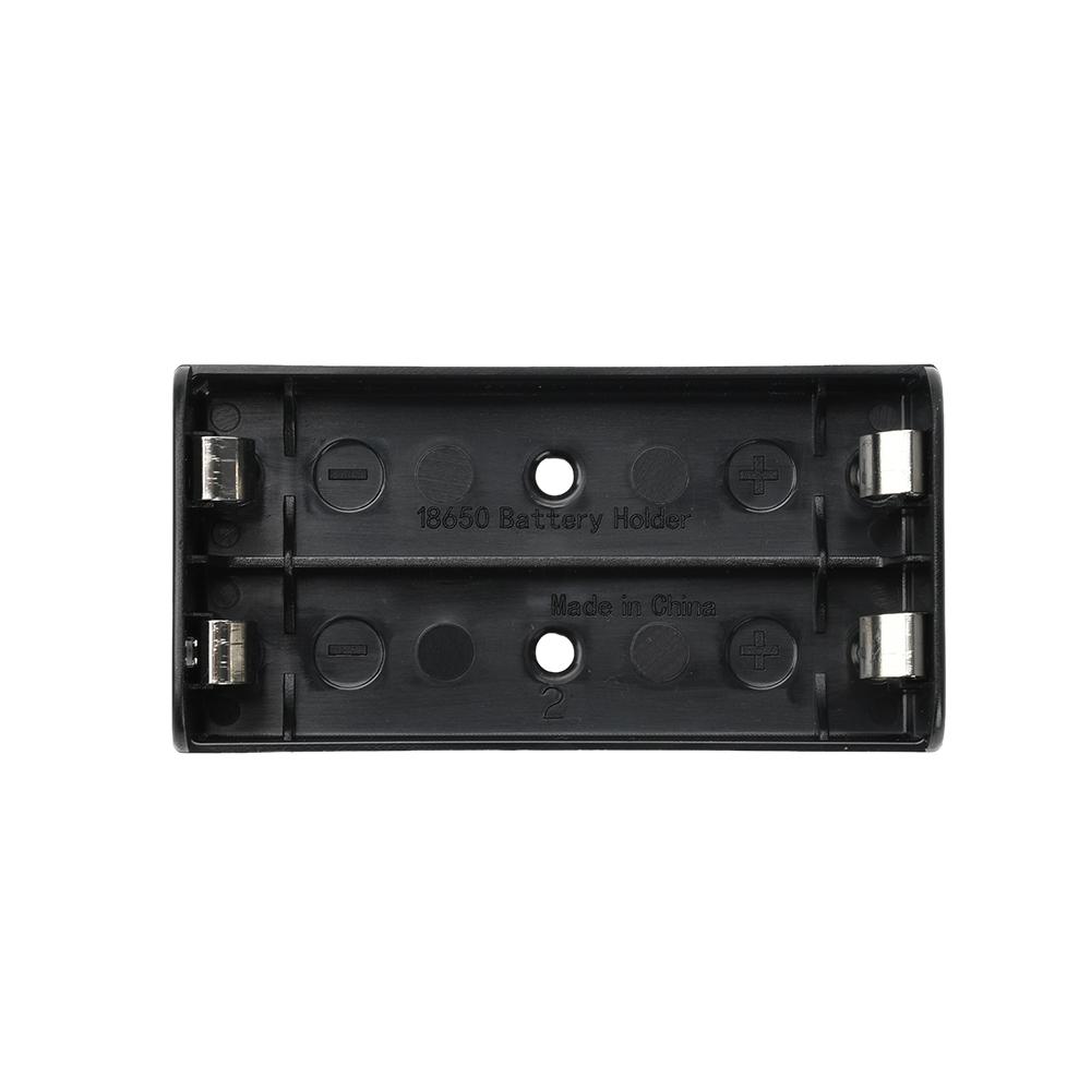 Battery Box With Nickel Plated Spring Plate Suitable For 18650/21700 Flat Cylindrical Lithium Battery Pcb Plug-In Version