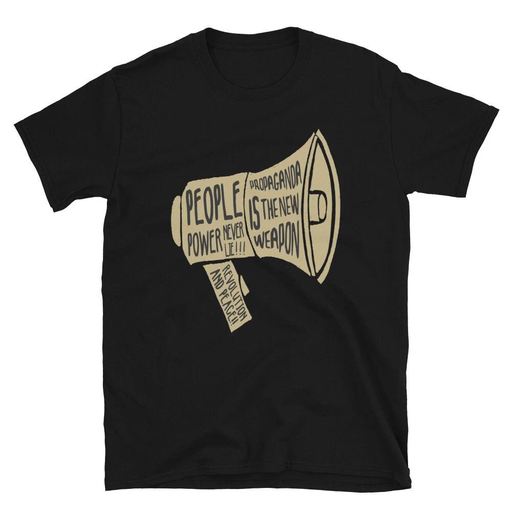 Propaganda Graffiti Art Protest Classic Fit T-Shirt XL