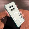 Case for HONOR X9c Cute Airbag Corner Pastel Matte Magnetic Casing Semi Shockproof Phone Cover