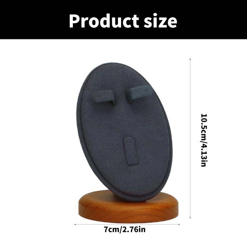 Wood Jewelry Organizer Lightweight Rack for Displaying Bracelets Necklaces and Earrings Accessories Organization Shelf