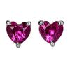 Natural Pink Ruby Earring 11.1 Ct Heart Gemstone Jewelry Gift
