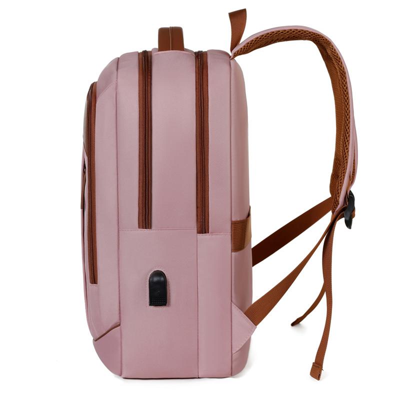 Unisex Large Capacity Laptop Backpack – Lightweight & Stylish Carry-On Bag for Business Trips & Commute