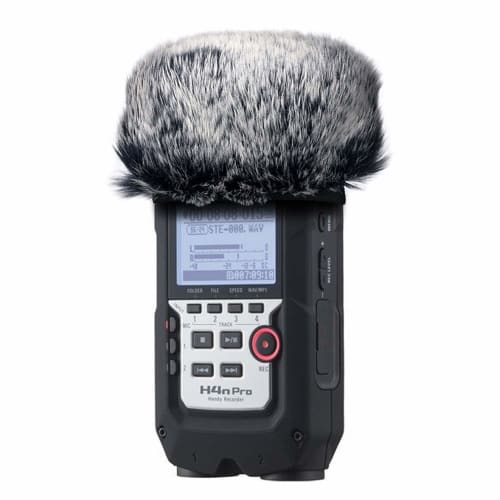 SUNMON Microphone Windscreen Muff for Zoom H4N Pro Portable Digital Recorder - Outdoor Microphone Windshield Wind Cover Pop Filter