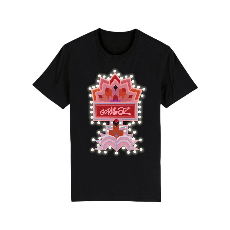 

Gorillaz Phantom T-shirt Men s and Women s Cotton Summer Clothes Hip Hop Fashion Short Sleeve Tshirt Streetwear Unisex Fan Gi... S разноцветный