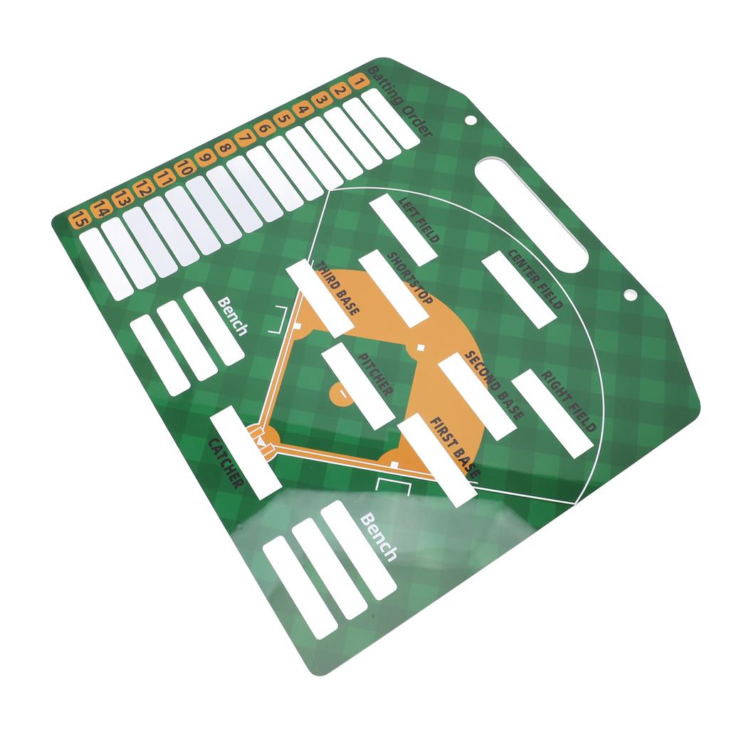 Baseball Coaching Board Professional Double Sided Reusable Dry Erase Baseball Lineup Board Magnetic