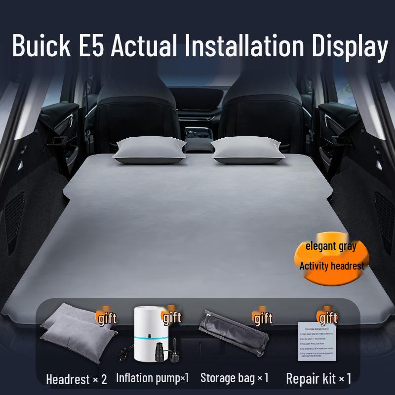 Compatible Inflatable Mattress for Buick e5: Rear Seat Air Cushion Bed