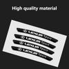AABGB1 4Pcs Car Styling Wheel Hub Stickers Decoration Strip For Lexus ES RX NX LS UX LM LX GX LC RZ IS250 RX350 LS500 LX600 NX260 CT200
