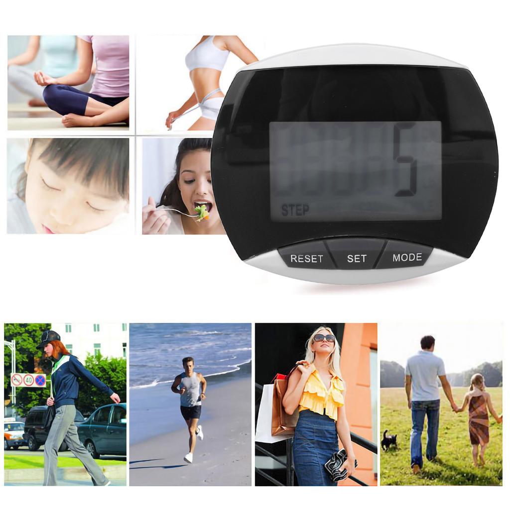 Sports Walking Exercise Pedometer Professional Portable Distance Calorie Step Counter with Clip
