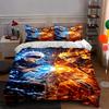 Fiery Energy Clash. Bedding Duvet Cover Sets Duvet Covers Pillowcases Gifts (1 * Duvet Cover 2 * Pillowcases, Without Duvet Insert)