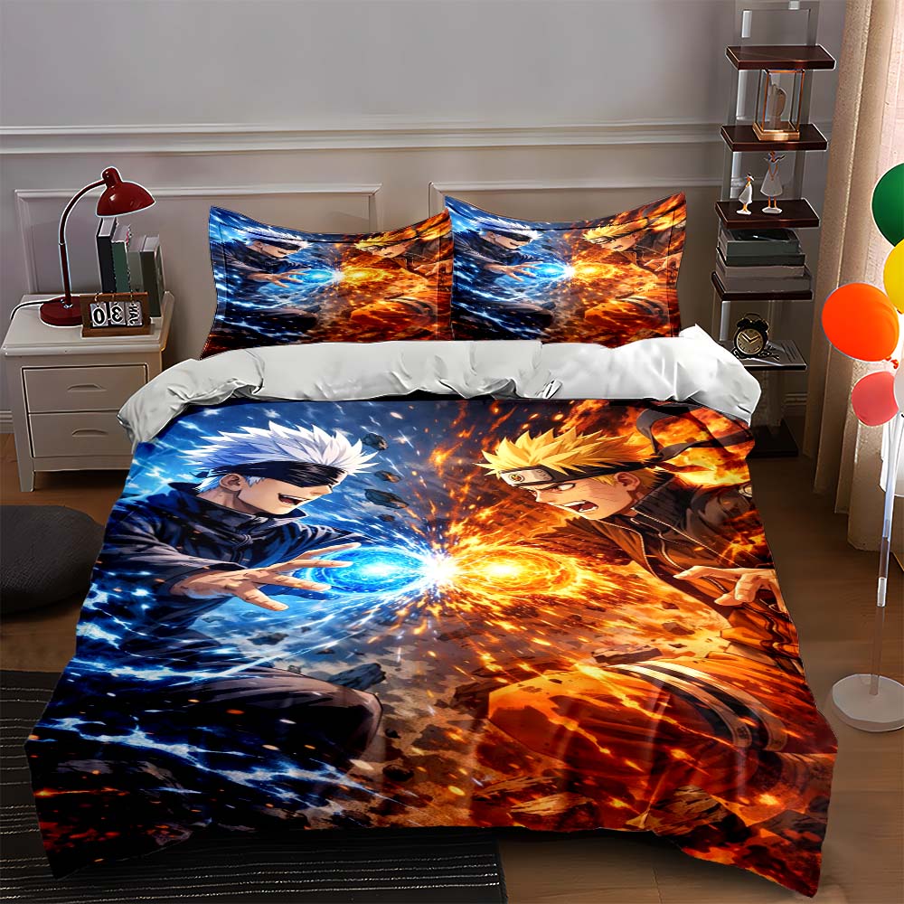 

Fiery energy clash. Bedding Duvet cover sets Duvet covers Pillowcases gifts (1 * Duvet Cover 2 * Pillowcases, without duvet insert) 135x200cm