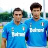 Napoli Maradona Classic Retro Jersey 8788 Season Home Short-sleeved Training Football Jersey