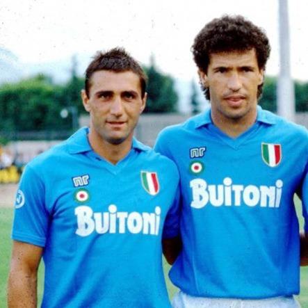 Napoli Maradona Classic Retro Jersey 8788 Season Home Short-sleeved Training Football Jersey