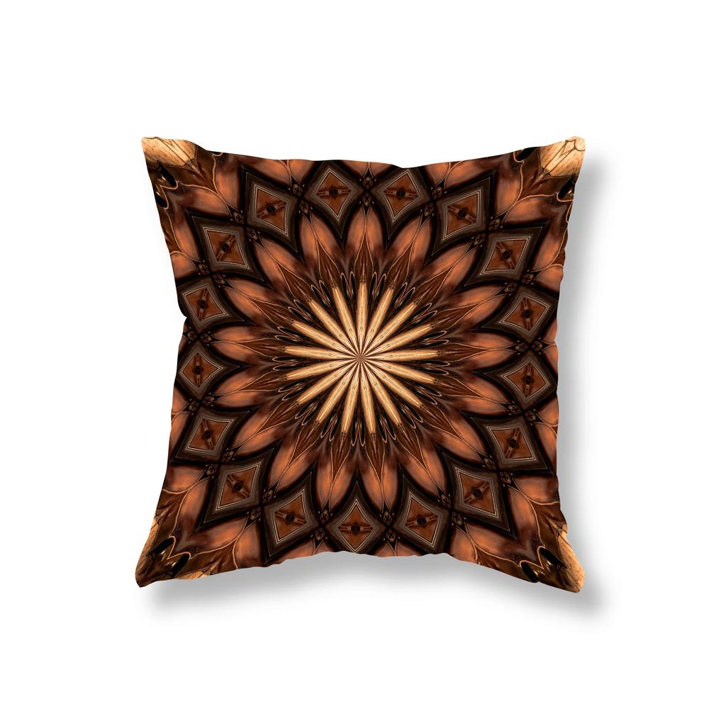 Mandala-Druck Kissenbezug Sofa-Dekor Zimmer Nachttisch Büro Gaming-Stuhl Kissen Zuhause 45x45cm