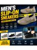 Men’s Casual Breathable Mesh Slip‑On Shoes Lightweight Summer Flywoven Loafers for Everyday Walk Outdoor Comfort