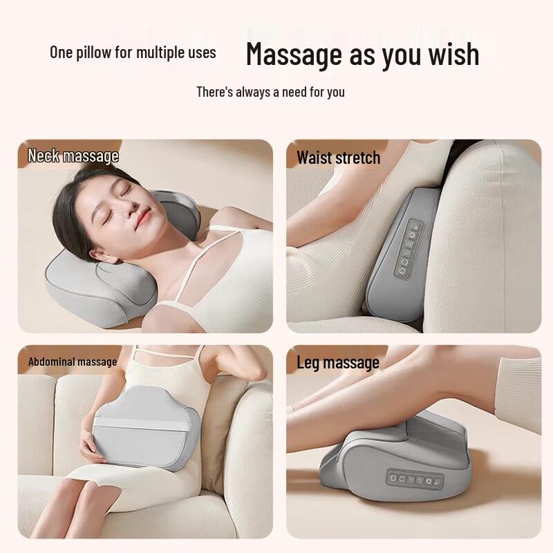 AUX Memory Foam Rechargeable Massage Cushion with Heat CN plug (adapter included)