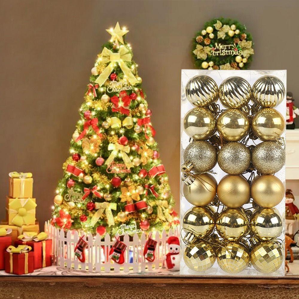 Year Crafts Home Decor Drop Pendant Xmas Hanging Christmas Balls Bauble Christmas Tree Decoration