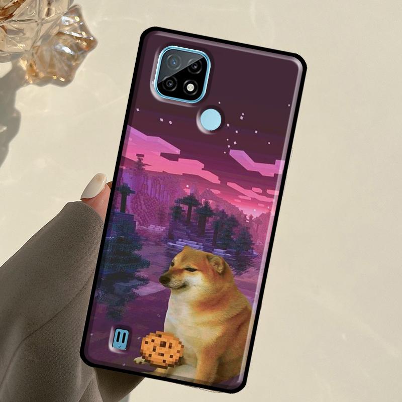 Funny Cheems Doge For Realme 13 11 10 12 14 Pro Plus GT 5 6 6T GT7 Pro C67 C61 C53 C51 C21Y C25S C75 C55 Case