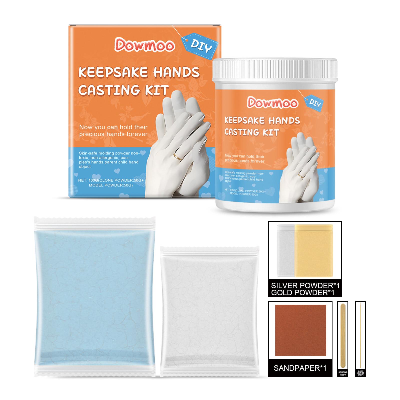 Набор 3D гипсовых моделей: Порошок для слепка руки, Порошок для клонирования, Порошок для создания 3D-модели слепка руки, Гипсовый слепок руки