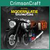 Model Motorcycle Assembling Building Blocks Daily Children Ornament Games Gift