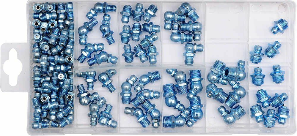 Awtools Grease Nipples Metric 110 Pcs