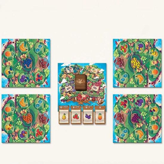 Korea Board Games Fruit Island Tycoon, popular Korean game
