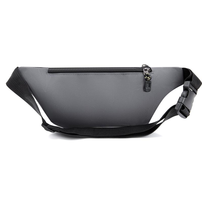 Men's Casual Sports Travel Waist Bag Lightweight Riding Chest Large Capacity Crossbody Bag  Phone Pocket