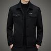Cappotto Casual Spesso da Uomo Giacca Primavera e Autunno Abbigliamento Uomo di Mezza Età Papà Tendenza Collo a Revers La Migliore Giacca