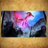 Red Wing Fire Dragon Magic Card Battle Mat TCG Playmat Anti-Slip Base Gathering Gaming Mat Board Game Mat for TCG