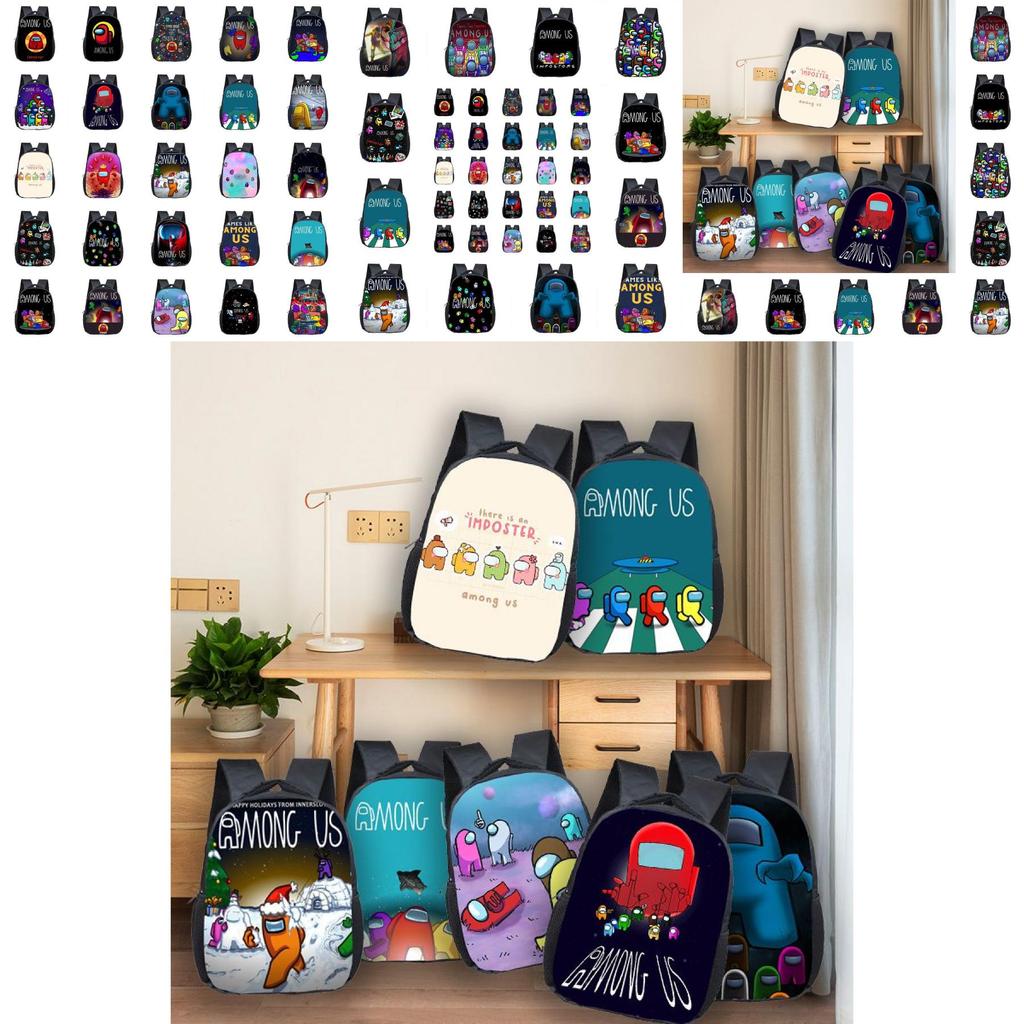 Backpack Students Spaceman Schoolbag Travel Bag Bookbag Shoulderbag