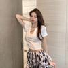High Waist Cropped Summer Top - Sweet & Spicy Style for Women