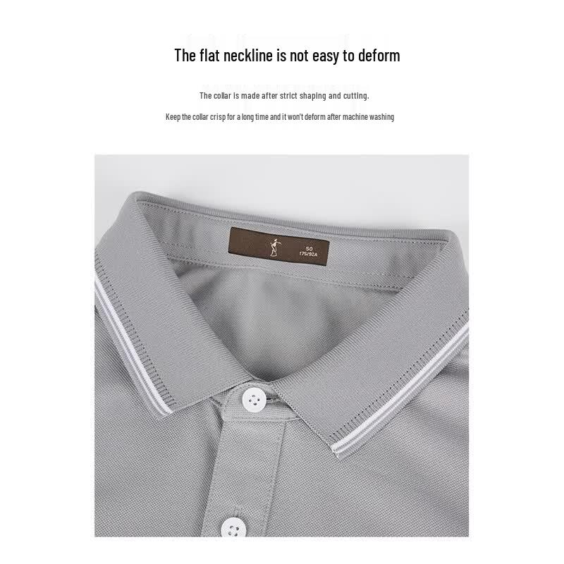 TRIES Ice-Cool Xinjiang Cotton Polo Shirt